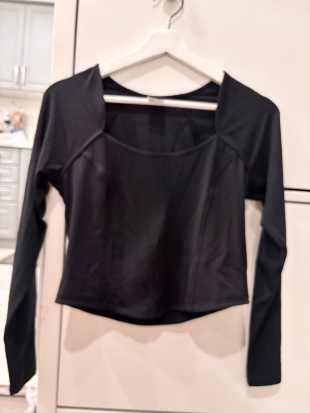 all in motion Black Long Sleeve Tank Top